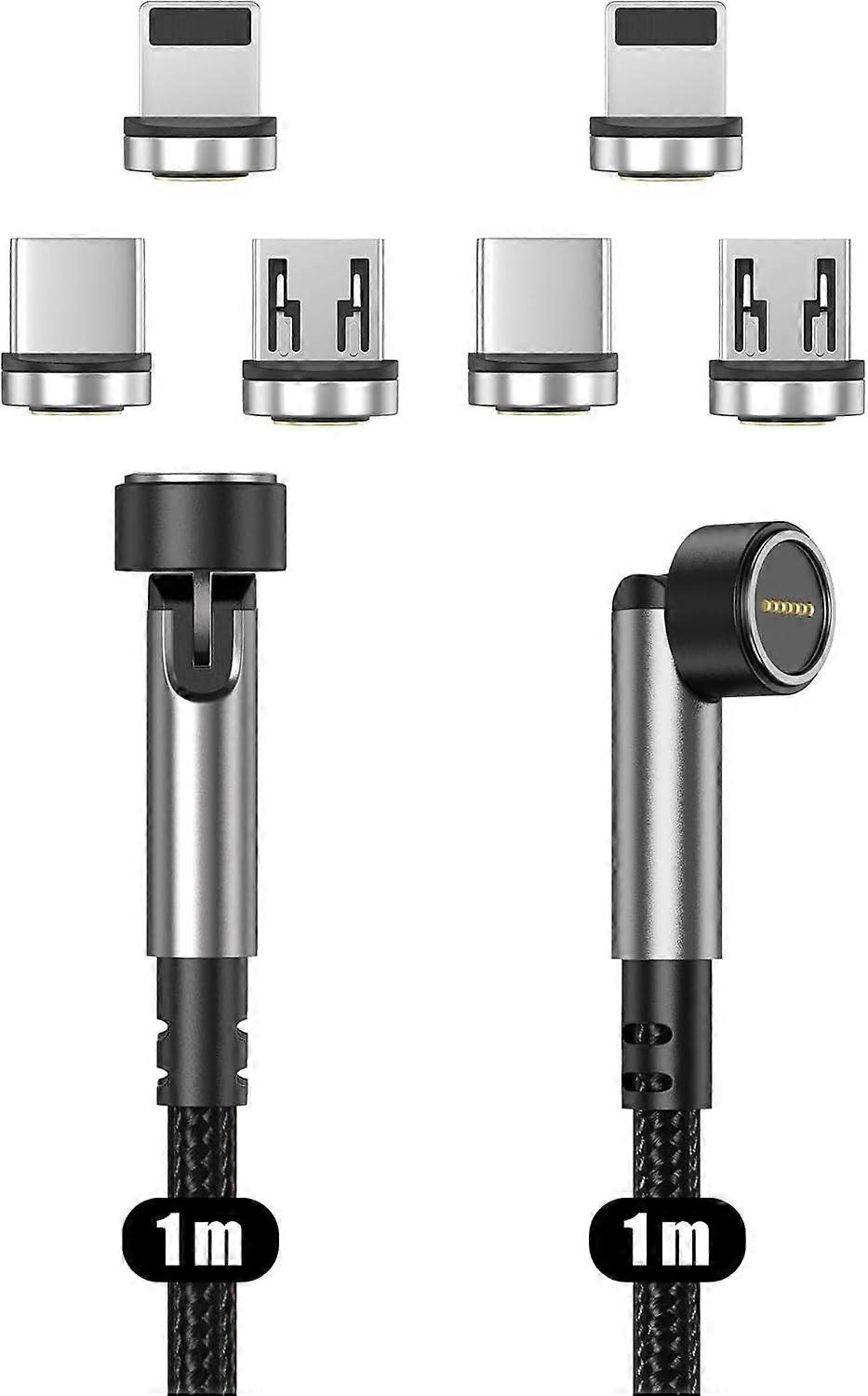 Magnetic Charging Cable [1m/2-Pack], Fast Charging & Data Transfer, Magnetic Cable