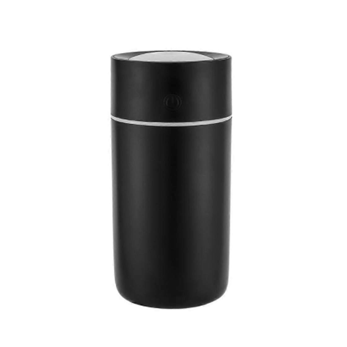 USB Rechargeable Humidifier Mini Aroma Diffuser LED Light for Home, Office (Black)