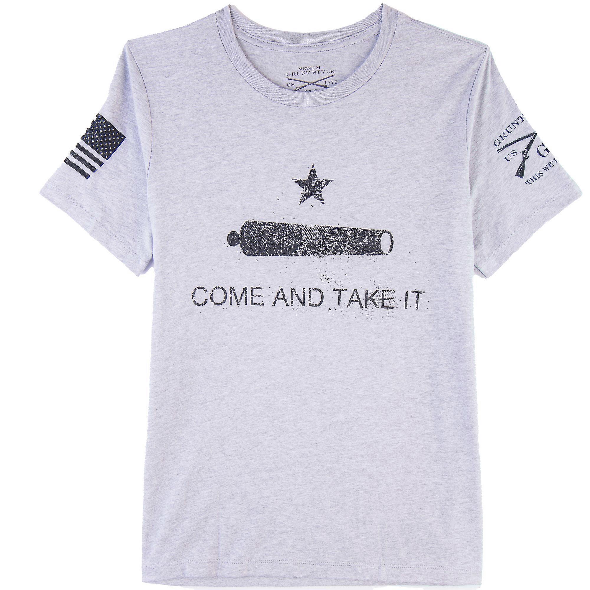 Grunt Style Women's Come And Take It T-Shirt - Heather Gray