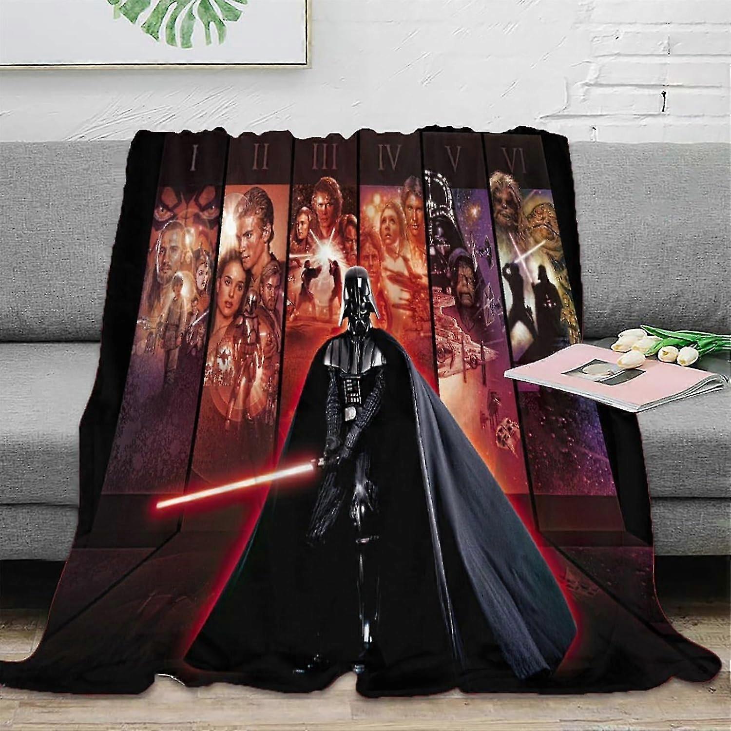 Ultra Soft Fleece Blanket for Star Wars Fans - Luxury Plush Cozy Flannel Throw for Autumn/Winter, Lightweight, No Shed, No Pilling