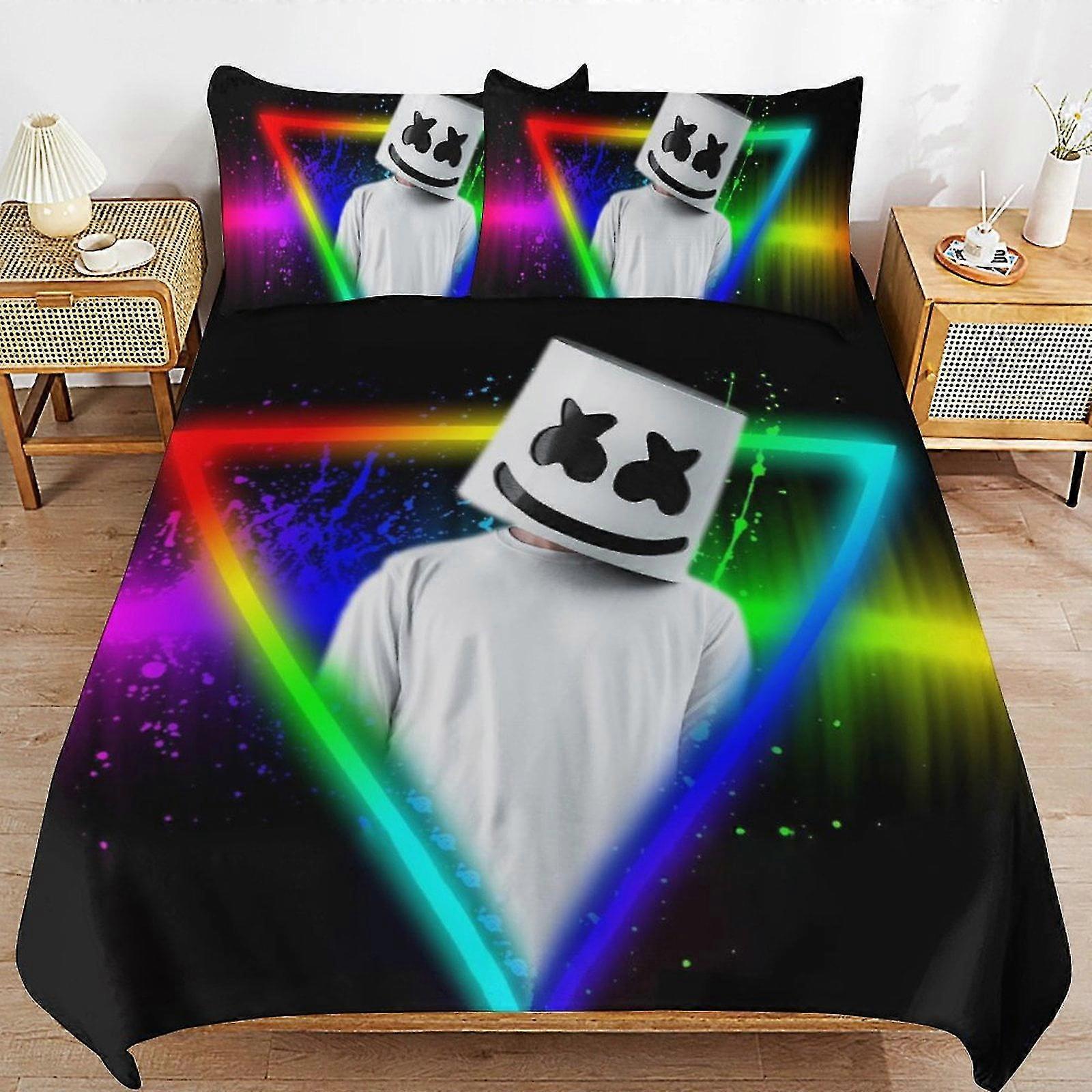 Conjuntos de cama de quarto macio Capa de edredom Conjunto de edredom para meninos meninas adolescentes crianças 3 peças com 1 capa de edredom