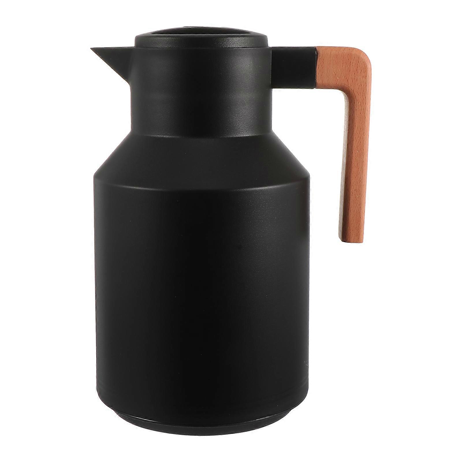 Glass Insulated Water Bottle for Home Use with Excellent Craftsmanship and Portable Handle Black