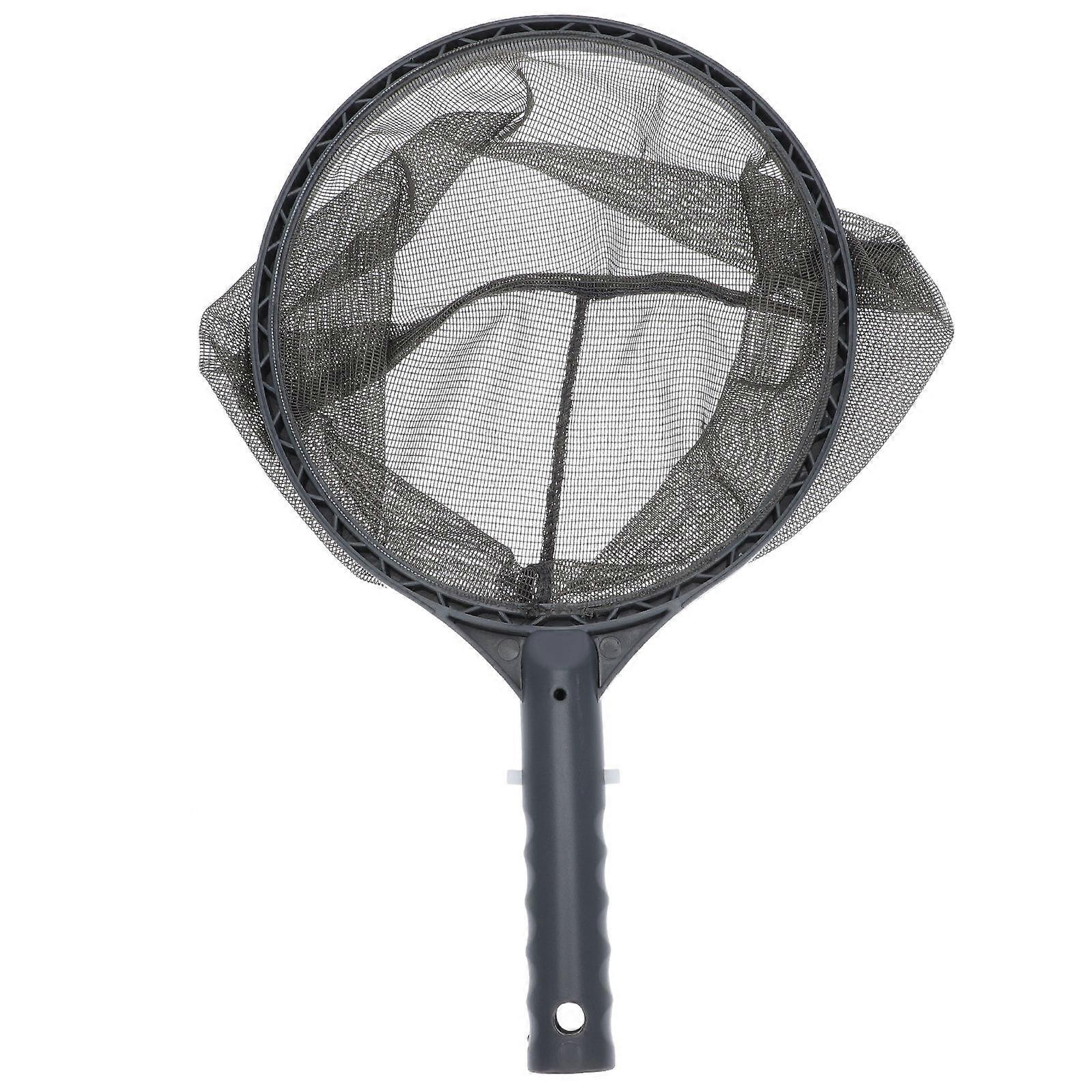 Black Portable Scoop Net for Pool Use Made from Polyester with Fine Mesh 1Pc