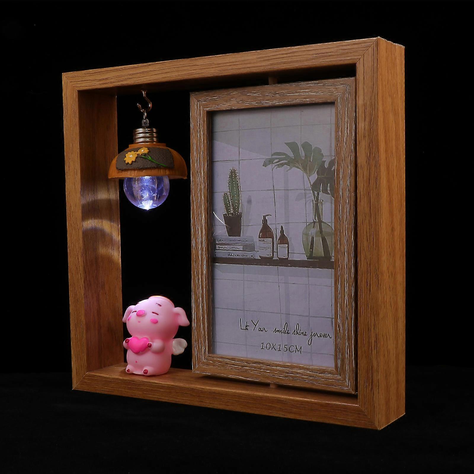 Creative Photo Frame Photo Display Holder Office Decor Assorted Color 1Pack