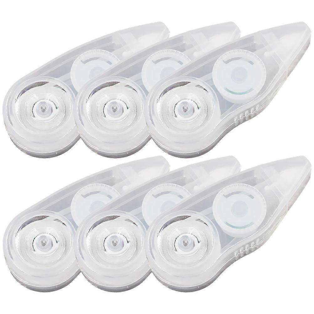 6pcs Portable Correction Tape for Students – Practical School Supplies for Instant Document Correction and Note Taking