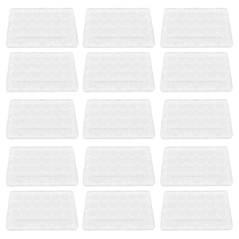 Portable Egg Container Quail Egg Carton Egg Stabilization Kitchen Use Transparent 24Pcs