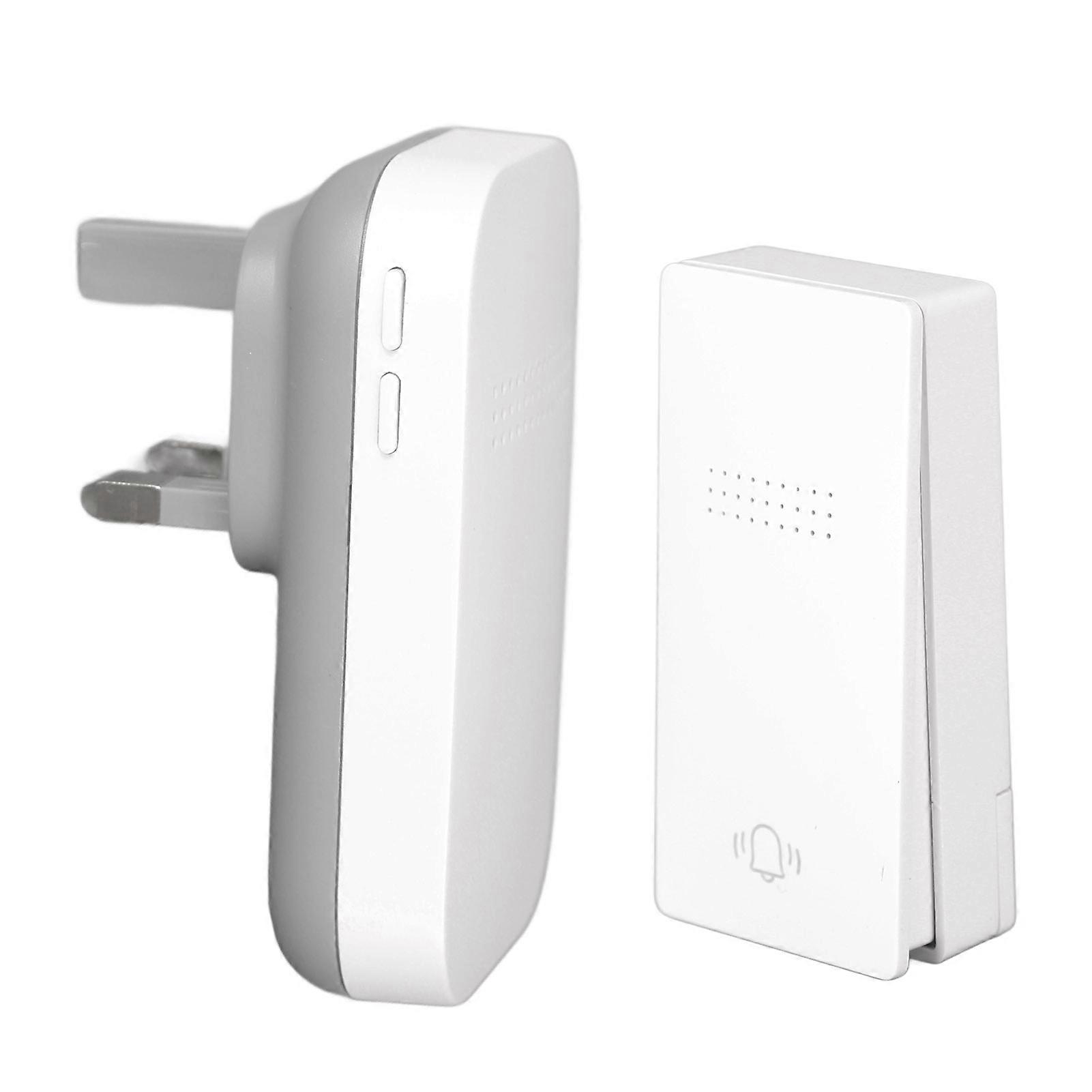 Self Powered Door Bell with Receiver Automatic Ringing Push Button Wireless Doorbell