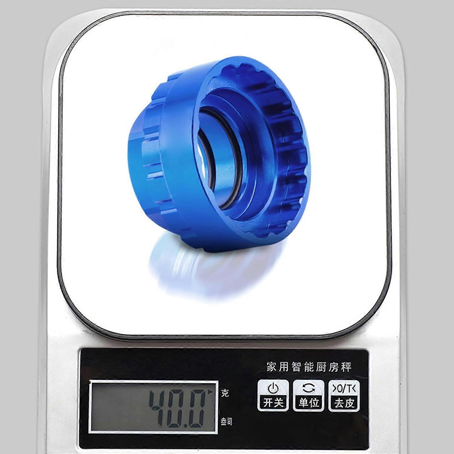 12-Speed Bicycle Chainring Removal Tool and Cassette Lockring Tool - Durable Aluminum, Shimano/SRAM Compatible