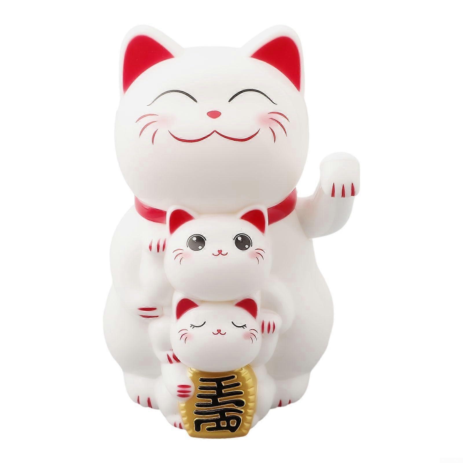 Lucky Charm Ornament Solar Powered For Endless Good Luck White