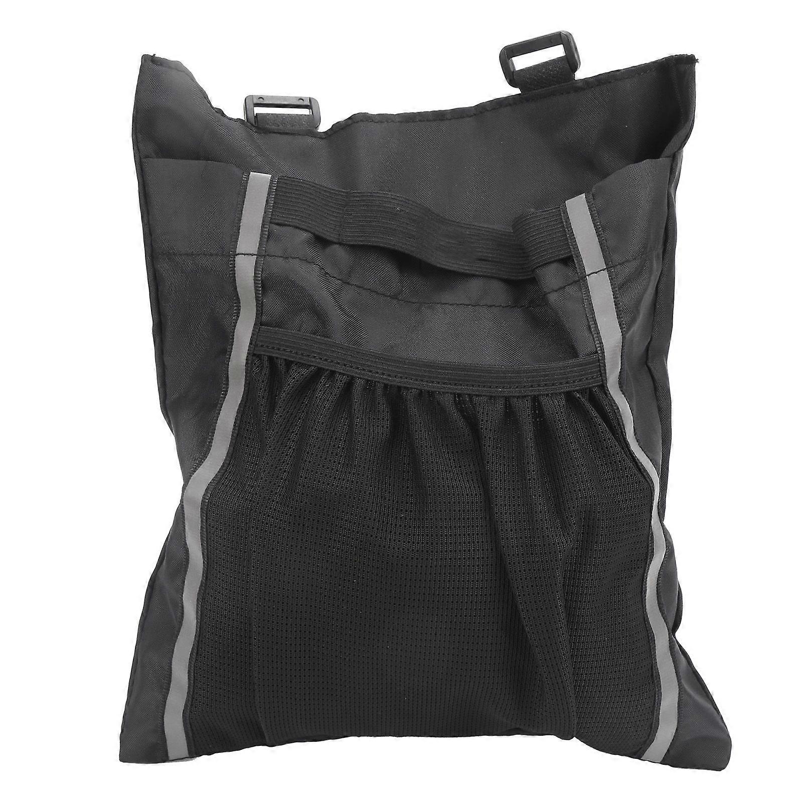 Multifunctional 150D Canvas Bicycle Handlebar Bag with Reflective Strap Bike AccessoryL YMQX)