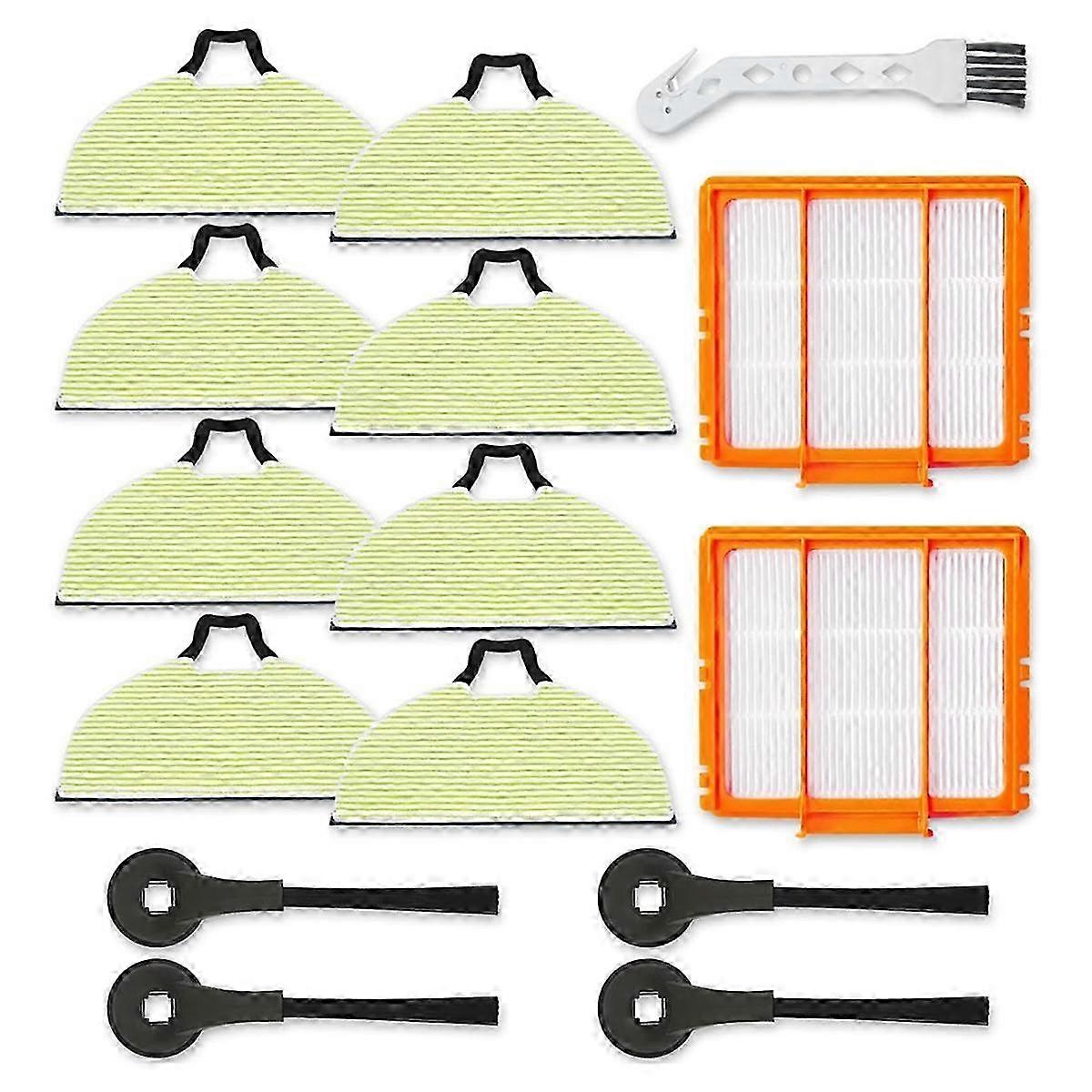 8PCS Mop Pads Replacement Parts for Shark 2 in-1 Robot Vacuum Models