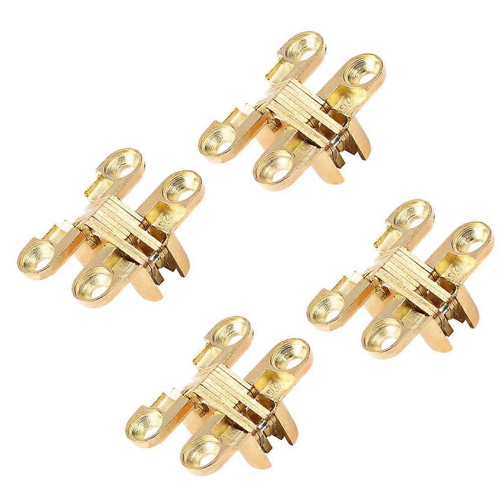 Small Hinge Invisible Design 4X3.4X1.1CM Zinc Alloy For DIY Enthusiasts 4Pcs
