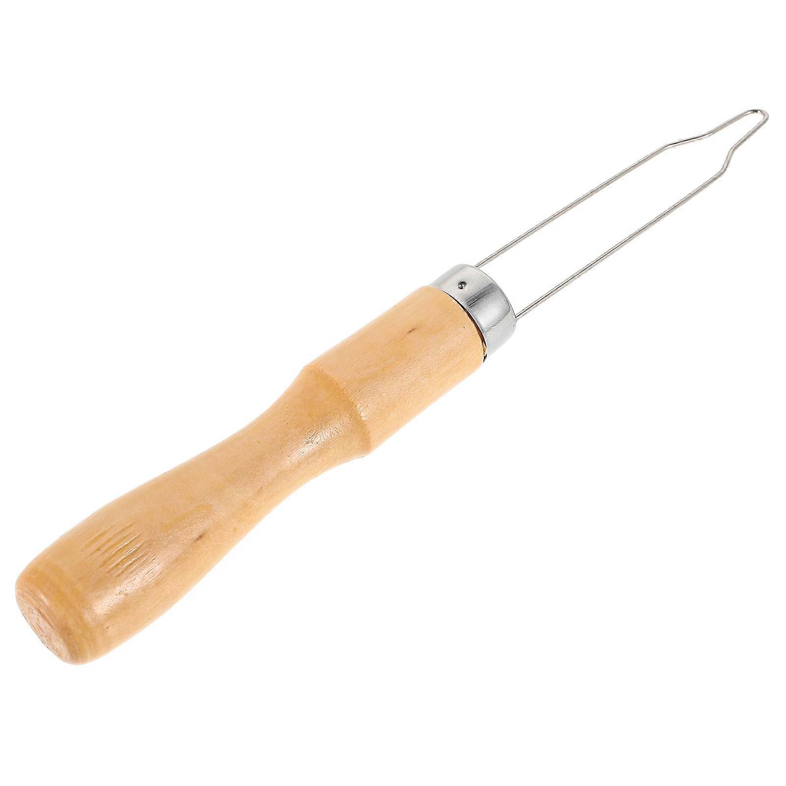 Gadgets Tool For People with Disabilities Wood and Stainless Steel Dressing Assist Device Beige 15.80X1.80X1.80CM 2Pcs