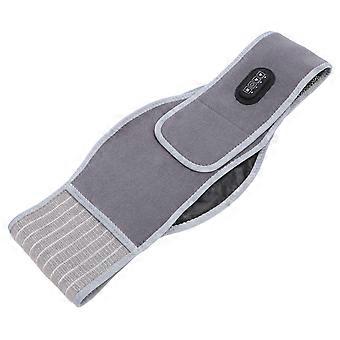 Heated Belt Dual Zone Temperature Control Timing Heating Pad Electric Heating Massage Belt with Vibration Function for Back and Abdomen