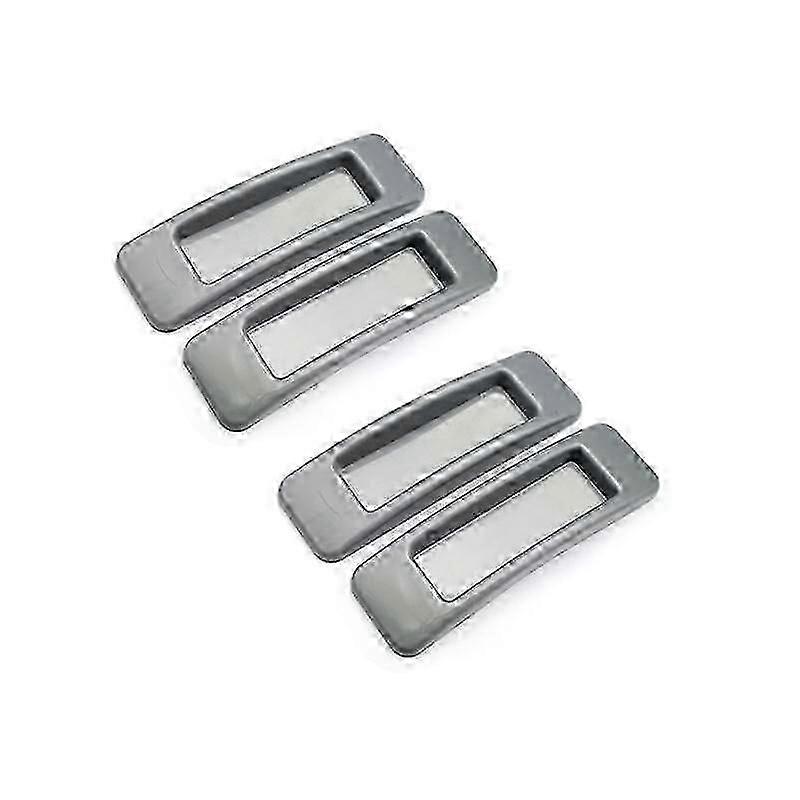 Self-adhesive kitchen/window handles (grey, set of 4)