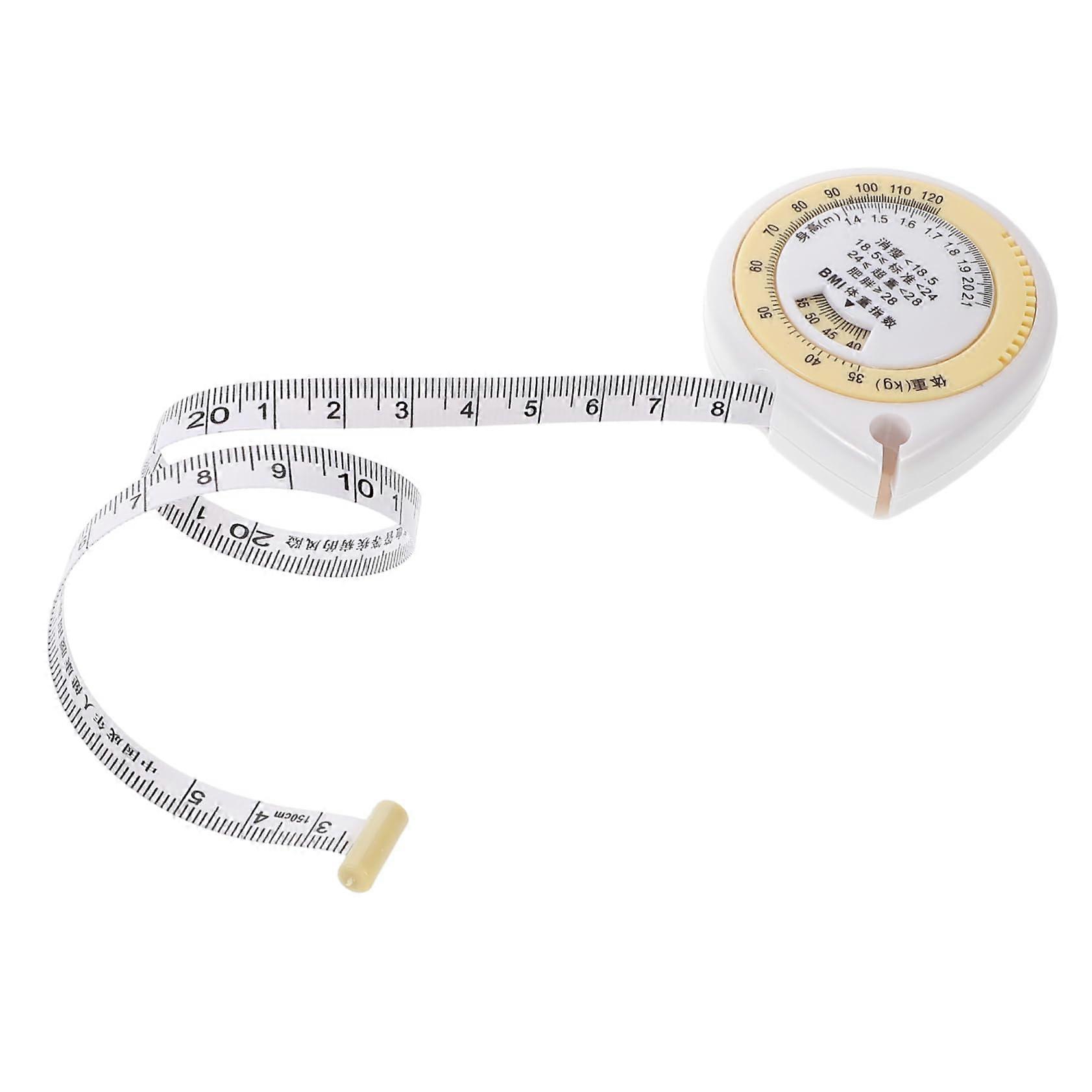 Body Fat Measuring Tape, 150 cm Sewn Measuring Tape, Flexible Fabric Clothes Measuring Tape for Tailoring and Sewing Projects