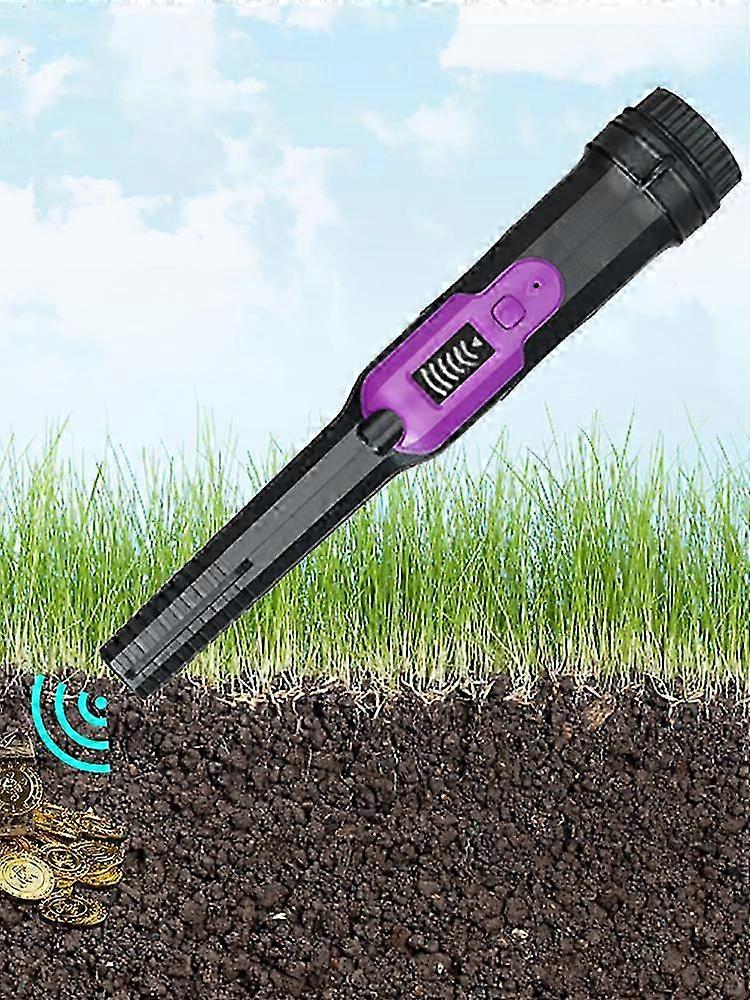 2023 New Metal Detector Pinpointer 3 Modes Handheld Probe for Treasure Hunting with Belt Holsterpurple SZRH A-B
