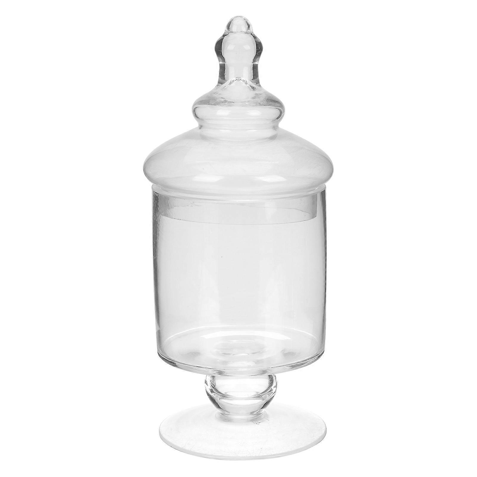 Clear Glass Candy Jar for Party Favors, Wedding Decor, and Snack Storage – Durable Treats Container for Sweets, Dried Fruits, and Marshmallows