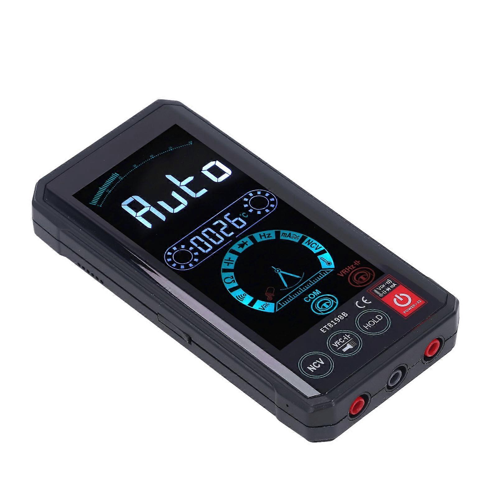 Digital Multimeter Touch Screen DC AC Voltage Meter Resistance Capacitance Tester Tool 