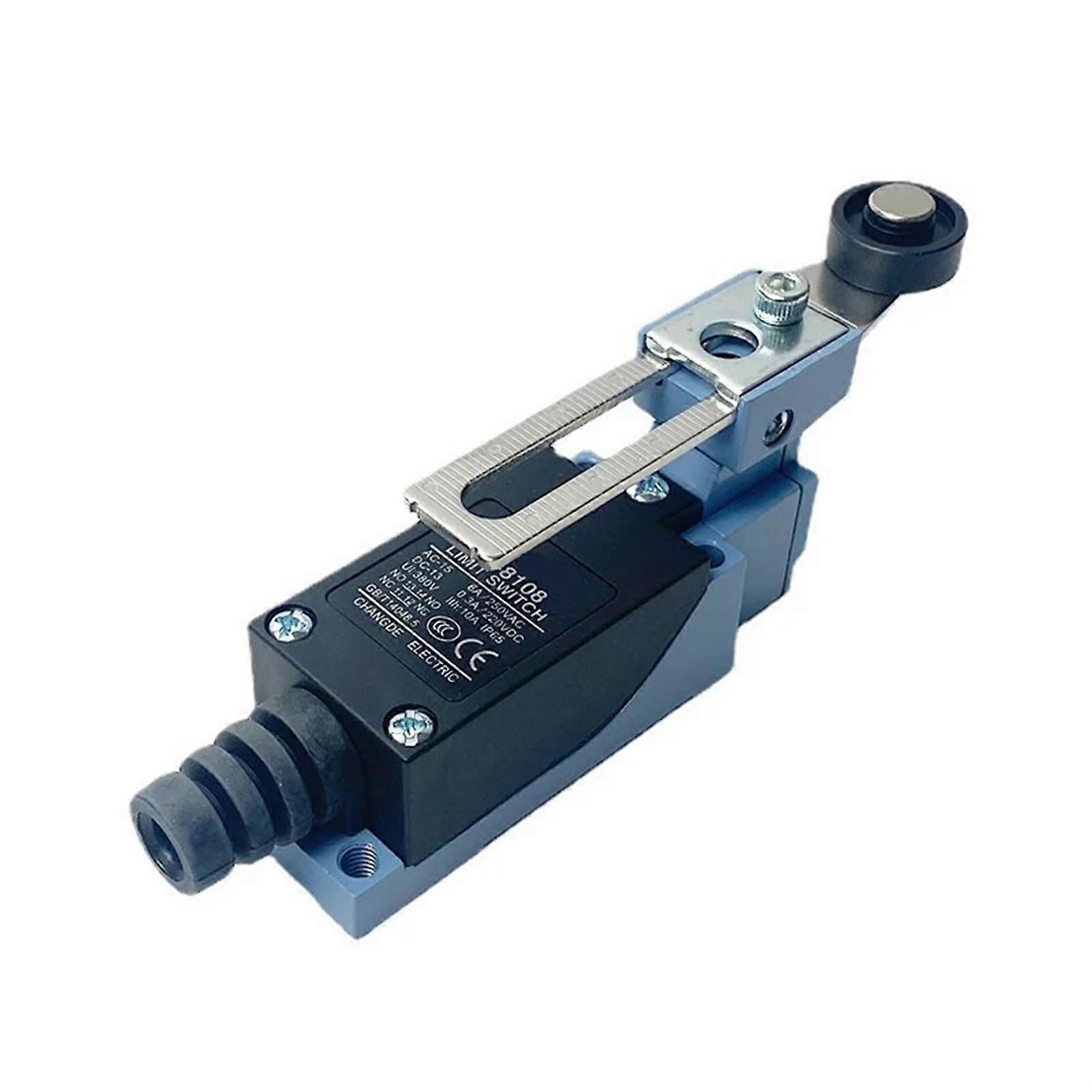 ME TZ8108 Momentary Roller Lever Actuation Limit Switch 10A Impeller Micro Switch IP65 1NO 1NC Pack of 1