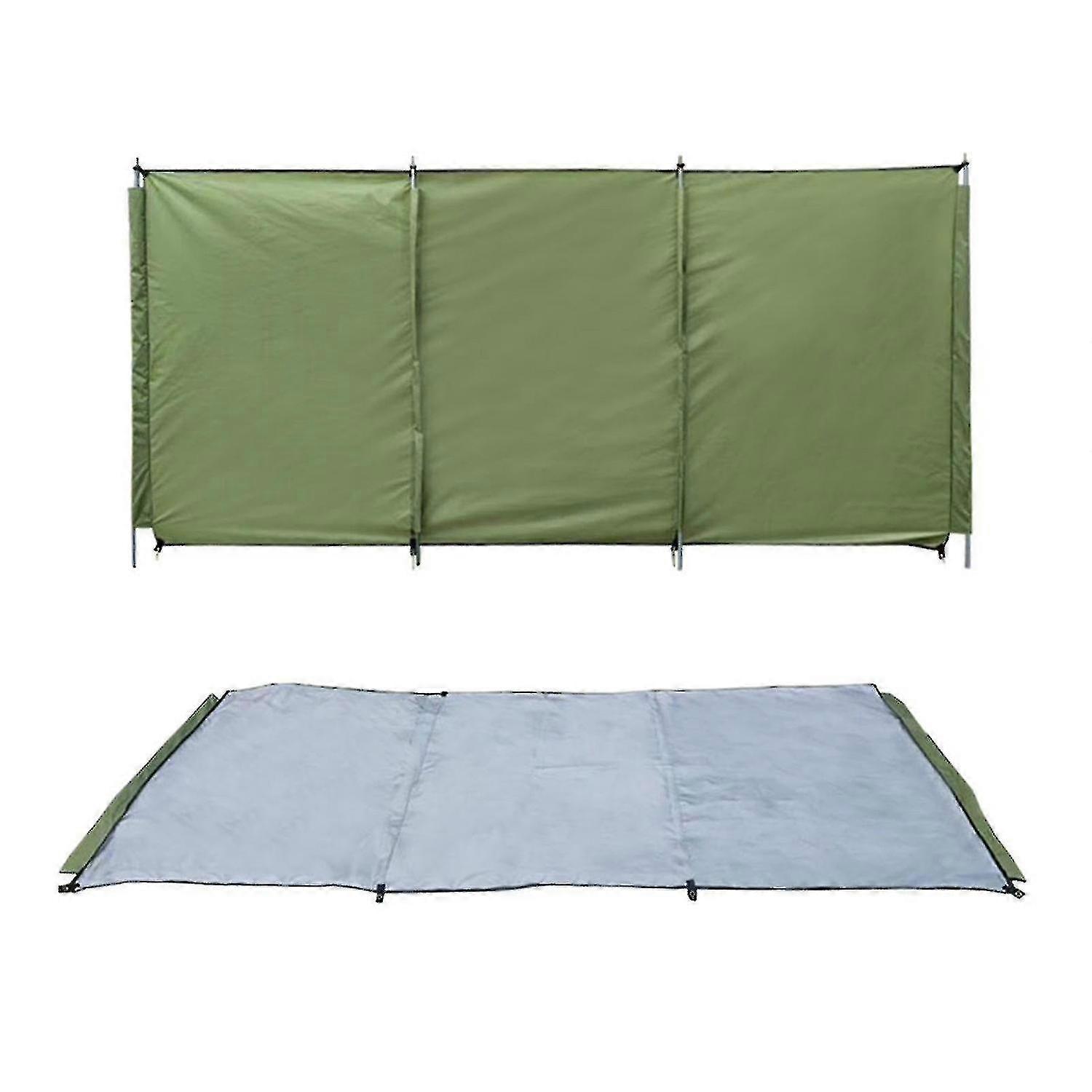 Lightweight Wind Screen for Travel - 3 Panel Portable Windbreak
