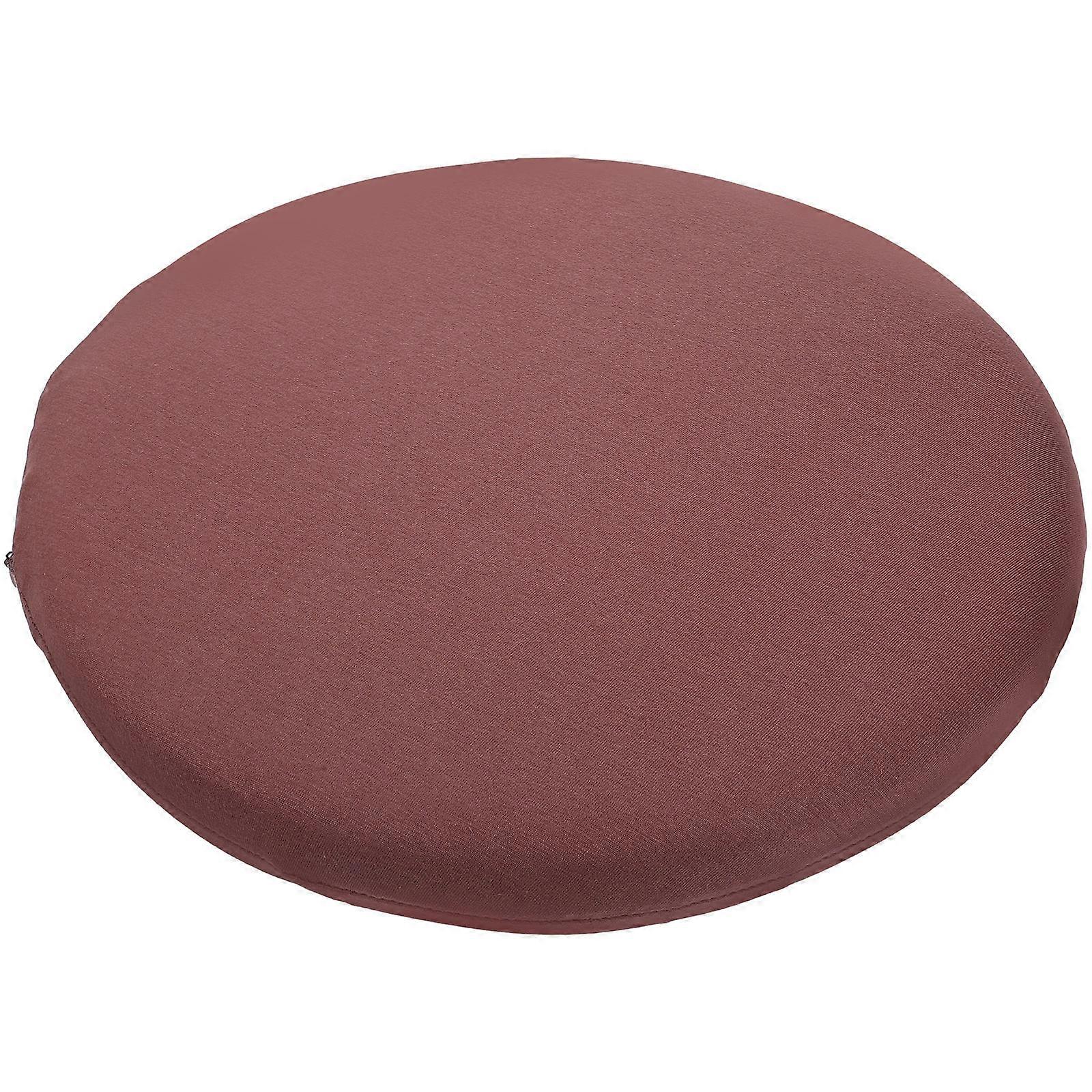 Memory Foam Seat Cushion Round Soft Breathable Cushion Easy Wash Cover Slow Rebound Material For Home Office Use