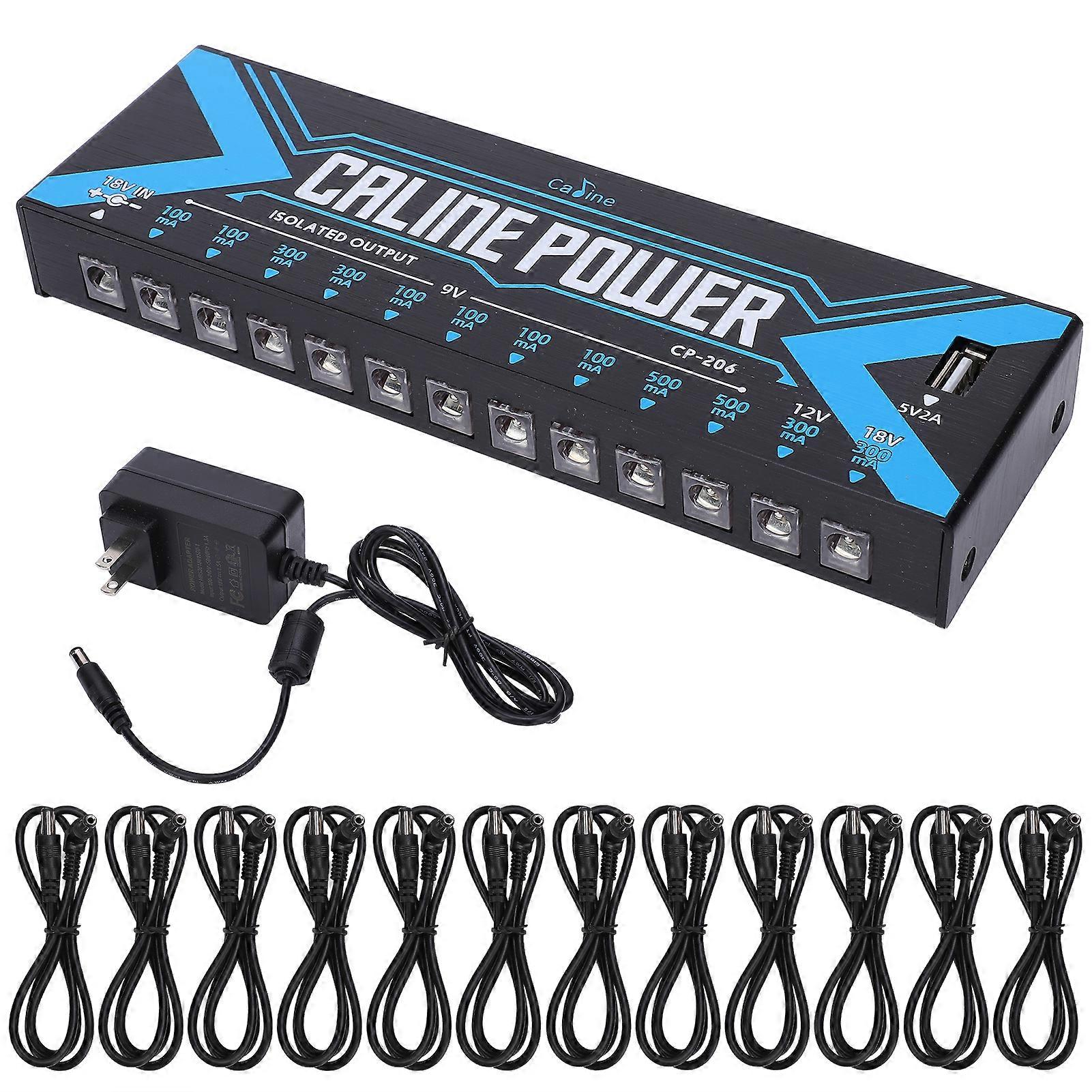 Effect Pedal 12 Outputs ShortCircuit Protection Guitar Power Supply Accessories