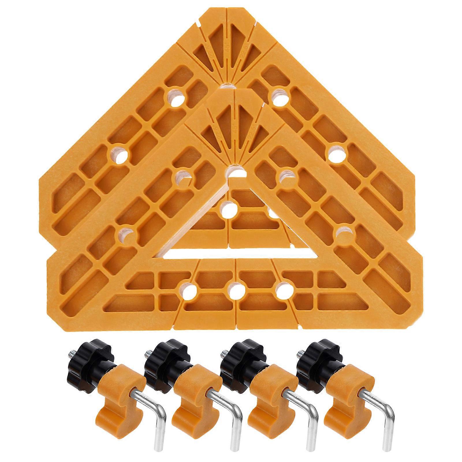 Corner Clamping Tool Cabinet Making Woodworking Accessories Nylon 15x15cm Square Assembling 1Set