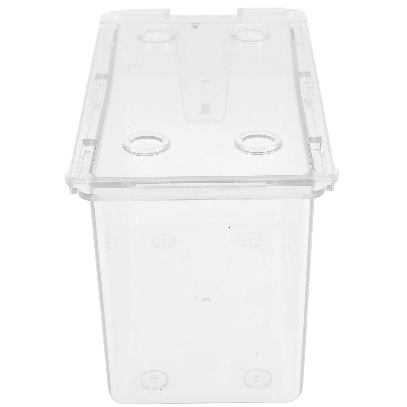 Transparent Acrylic Storage Box for Cards and Small Items Compact Size Safe and Sturdy 2.5x3.5 Inches