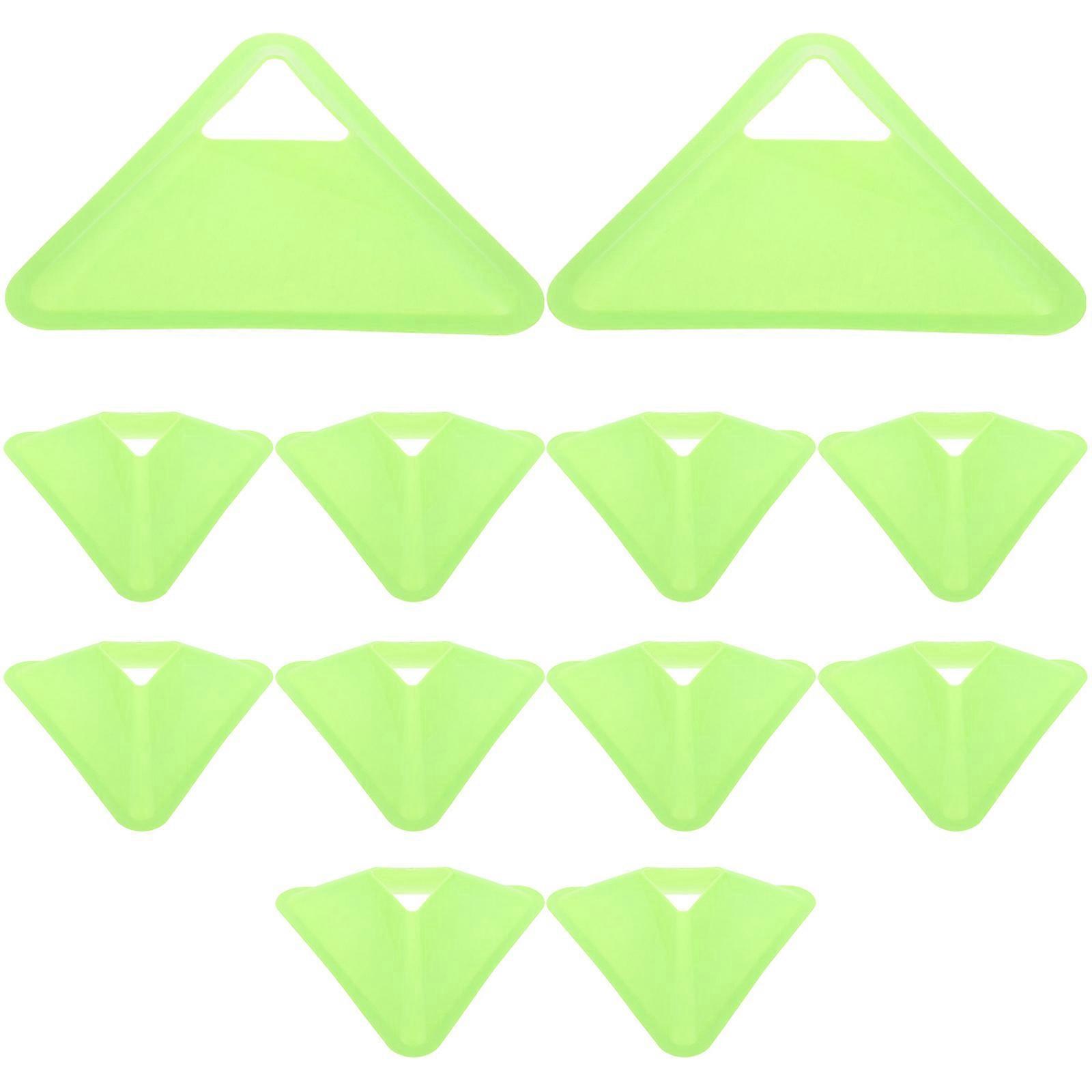12Pcs Multi Function Soccer Cones Portable Disc Cones Professional Agility Training Cones