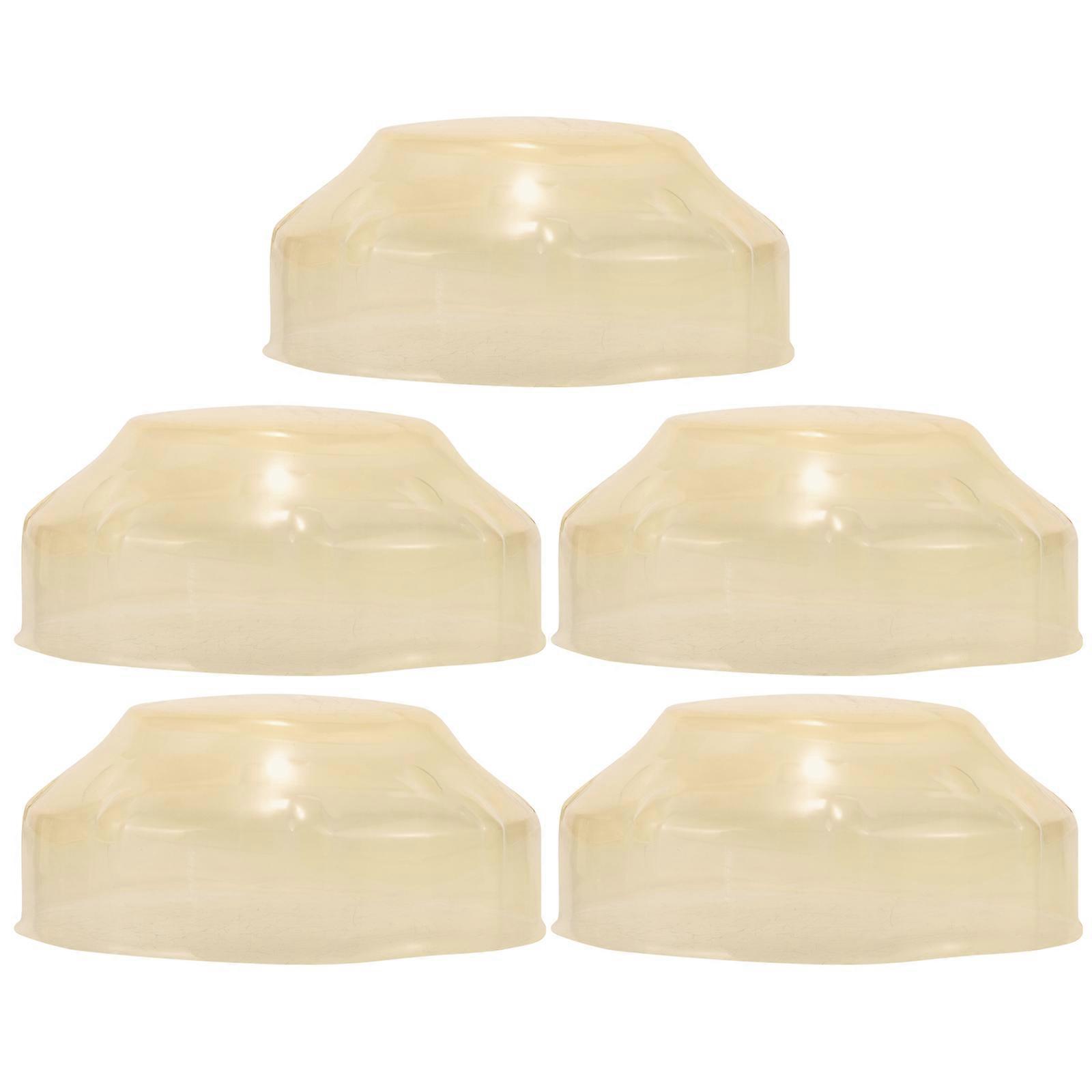 5pcs Durable Plastic Detector Cover for Alarm Systems – Easy Installation, Dust Resistant, Protection for Home Use