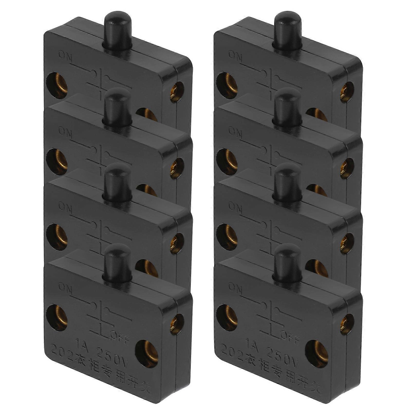 Pantry Light On Off Door Switch for Furniture Home Improvement 3.3X3CM On/ 1 Set