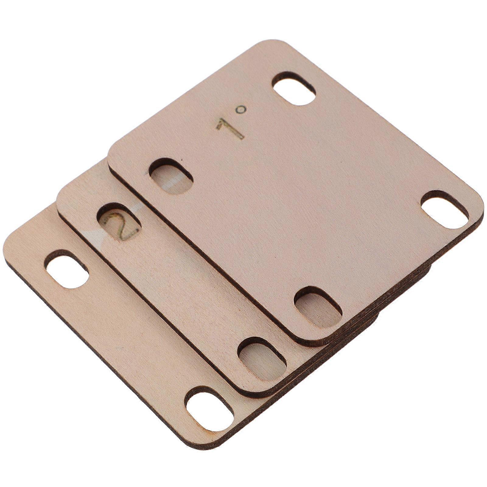 3pcs Durable Guitar Neck Shims for Electric and Bass Guitars – Easy Neck Height Adjustment and Repair