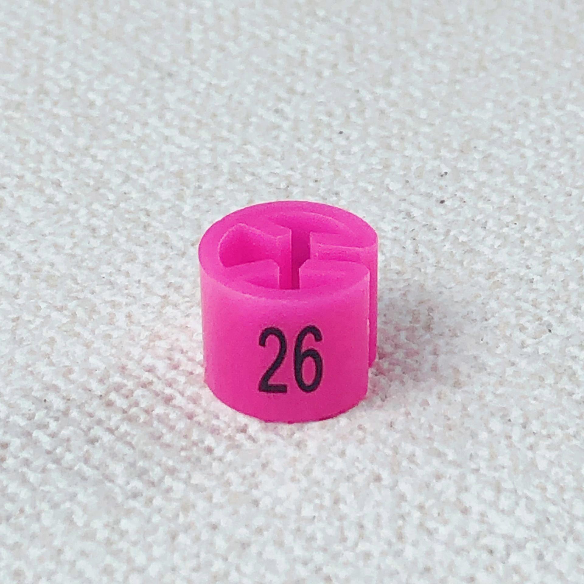 200PCS Round Plastic Size Divider Rings for Clothing Hangers 26 Numbered Markers Reusable Coding Garment Size Markers for Retail Stores Wardrobe