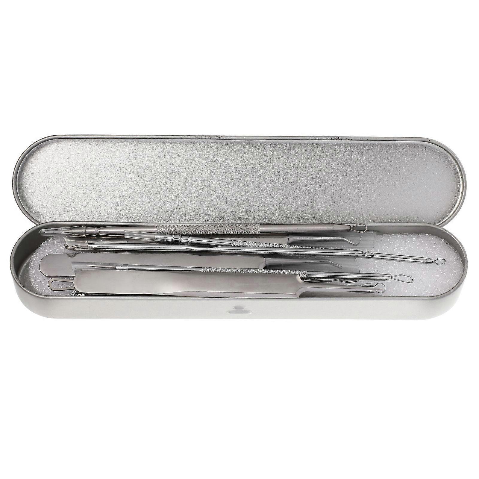 Blackhead Removal Tools Pore Extractor Needles For Men And Women Assorted Color Stainless Steel Kit
