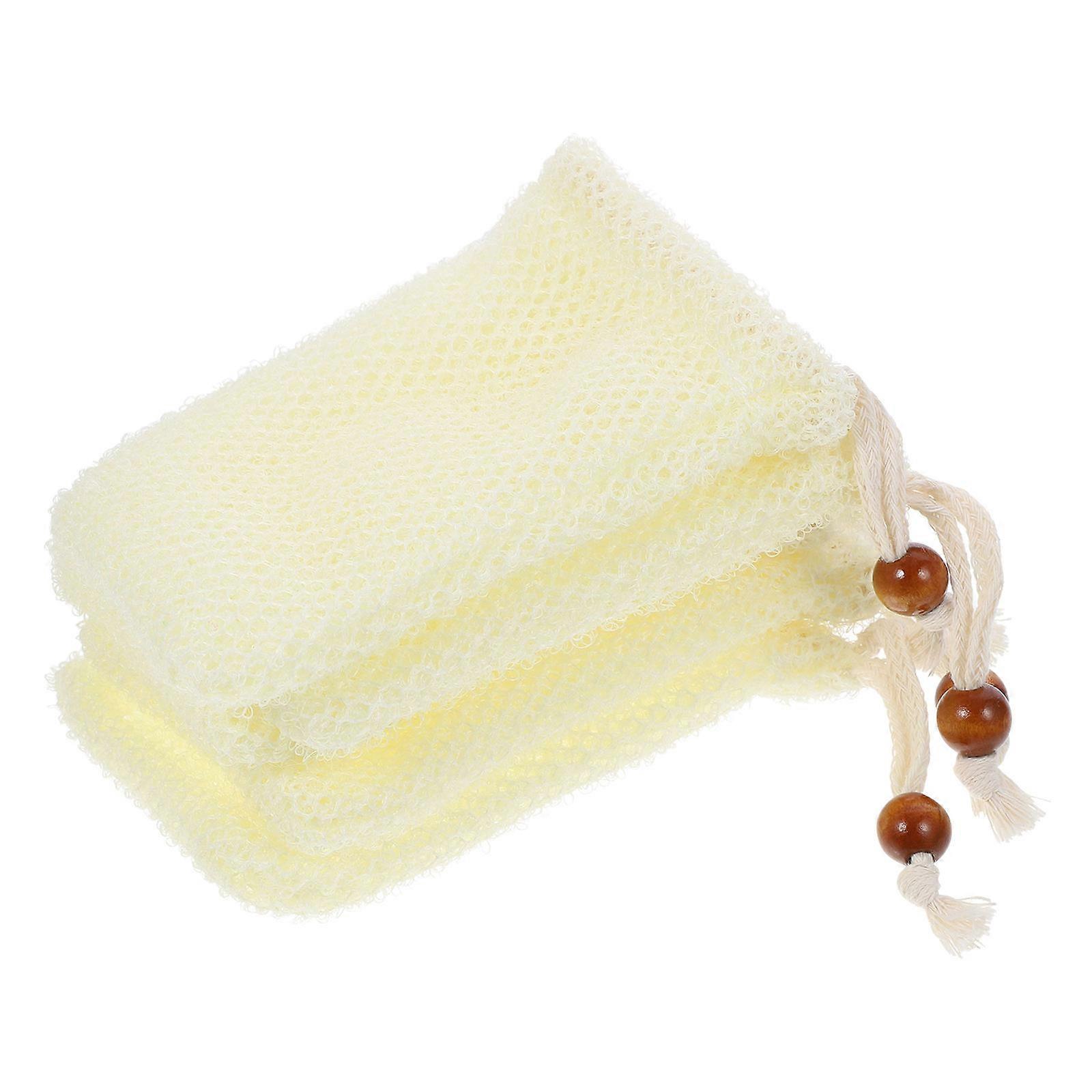 Foaming Soap Storage Net Pouch Suitable For Adults In Assorted Color Featuring Practical Soap Saving Design 5Pcs
