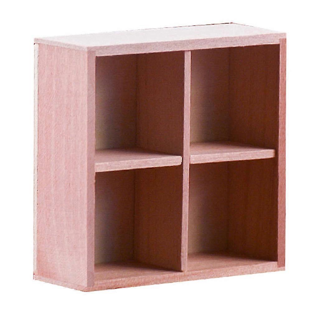 Miniature Wooden Cabinet Decor for Doll House and Mini Furniture Models 1:12 Scale
