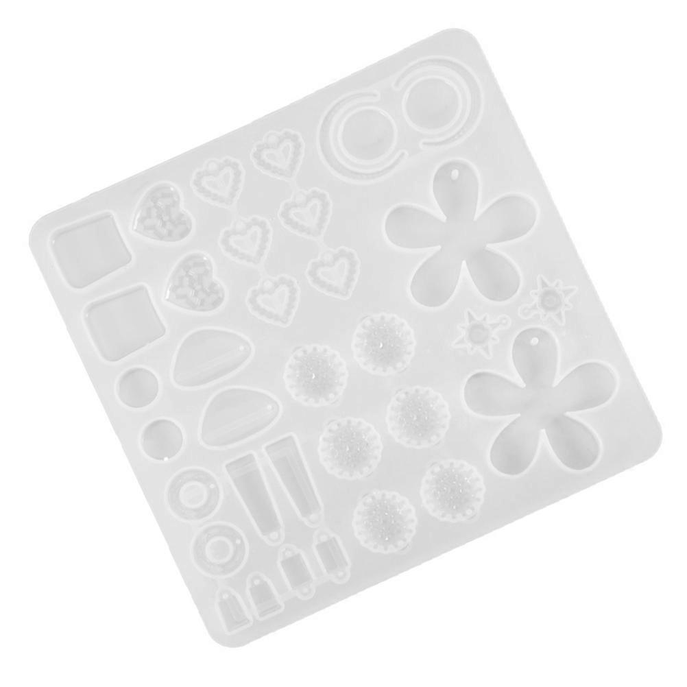 Eardrops Casting Mould For Craft Projects DIY Jewelry Making Accessories 14X14CM Practical 1Pack