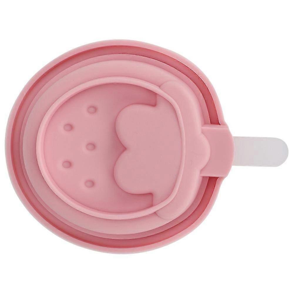 Cute Strawberry-Shaped Ice Mold & DIY Ice Cream Maker with Lid - Fun Summer Tool for Making Refreshing Treats