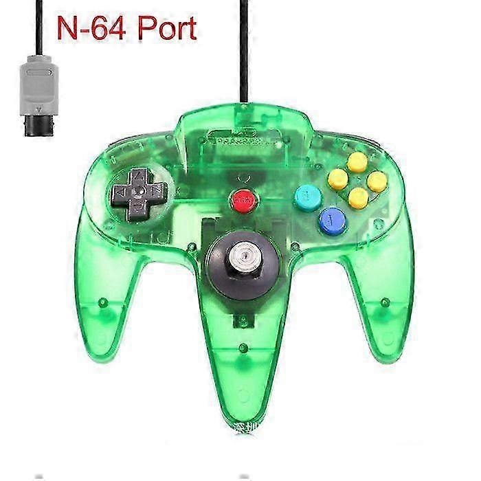 New Wired Controller Joystick Compatible With Nintendo 64 N64 Video Game Console