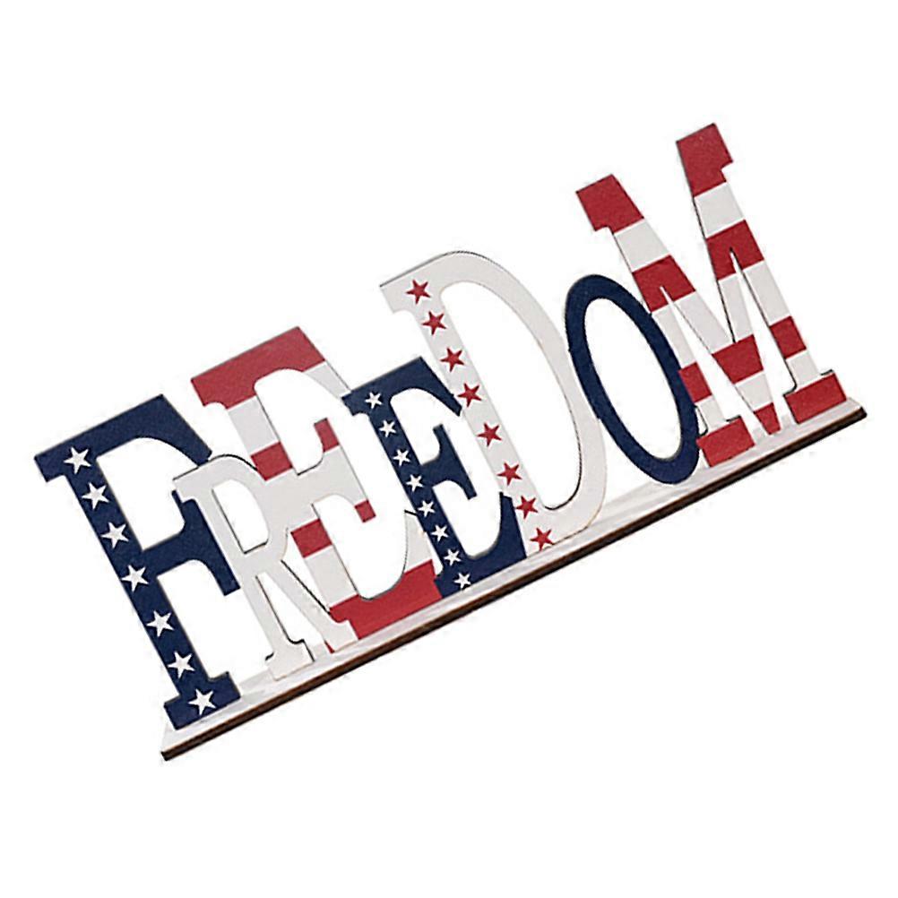 Table Sign for Patriotic Occasions, Durability, Adds Celebration Charm