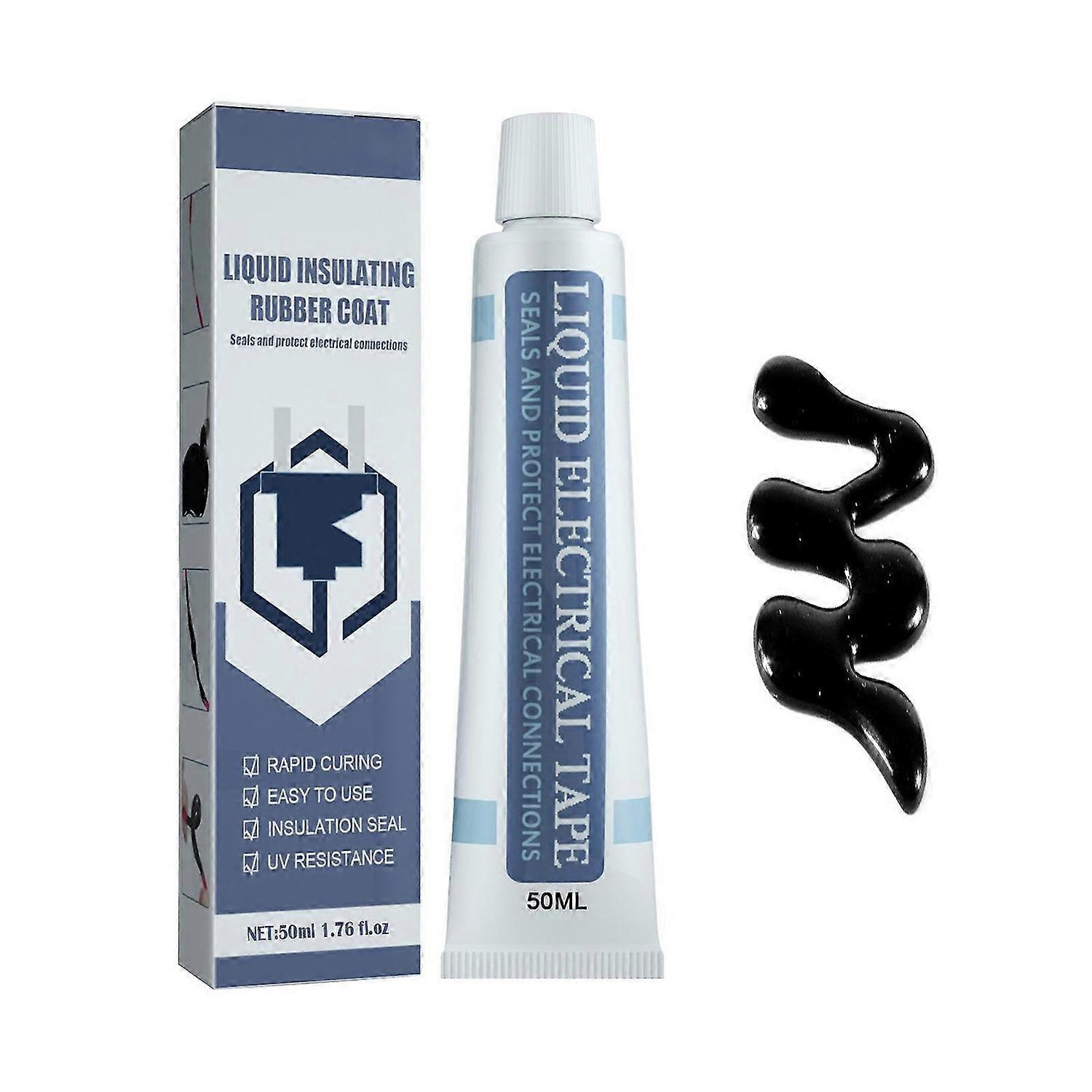 50 ml flüssiges Isolierband, flüssiger isolierender Kleber Hochtemperatur-Flammschutzkleber, Insulatin
