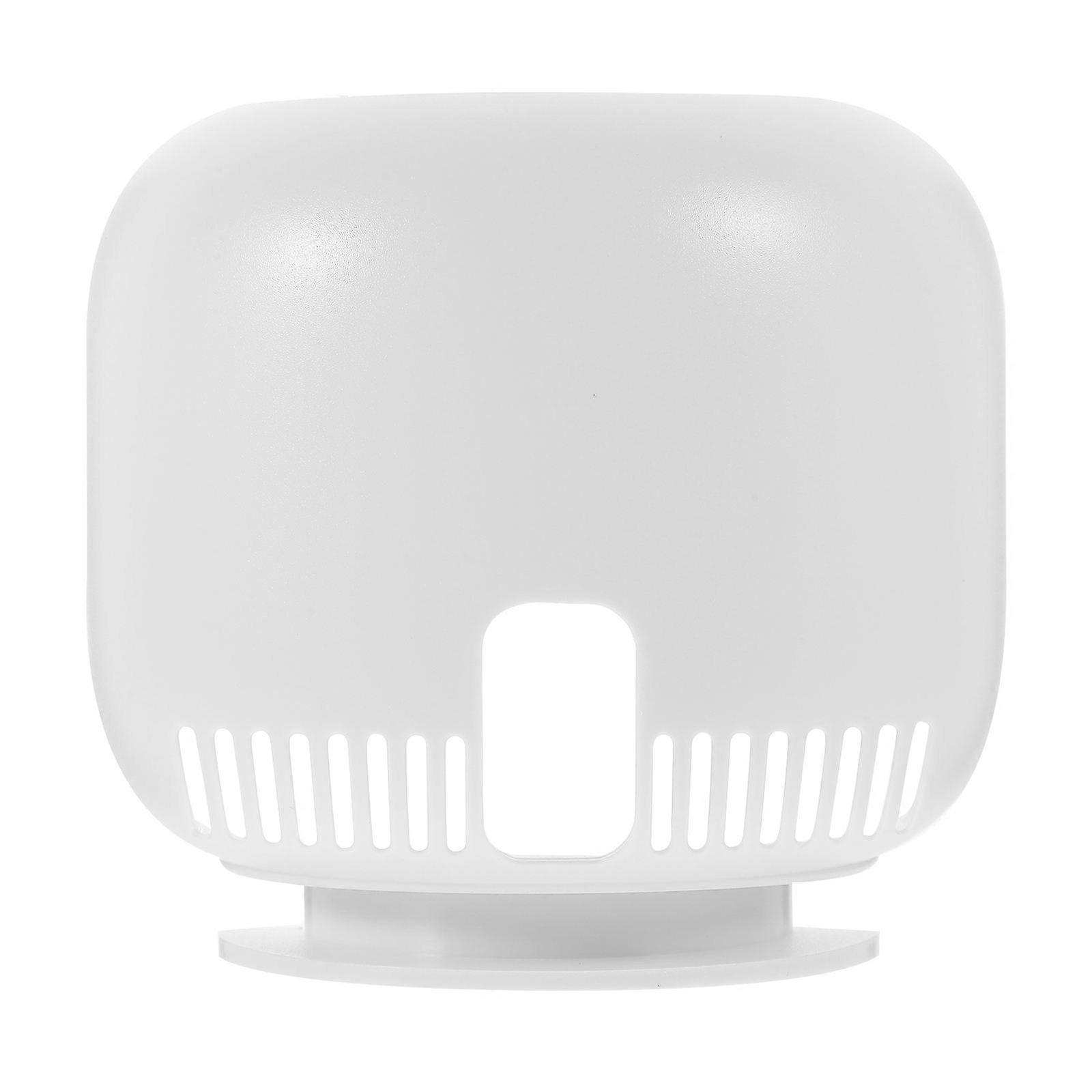 Wall Mounted Router Holder White for Nest Wifi Space Saving Storage Rack Surface Easy to Clean Router Storage Case for Home and Office