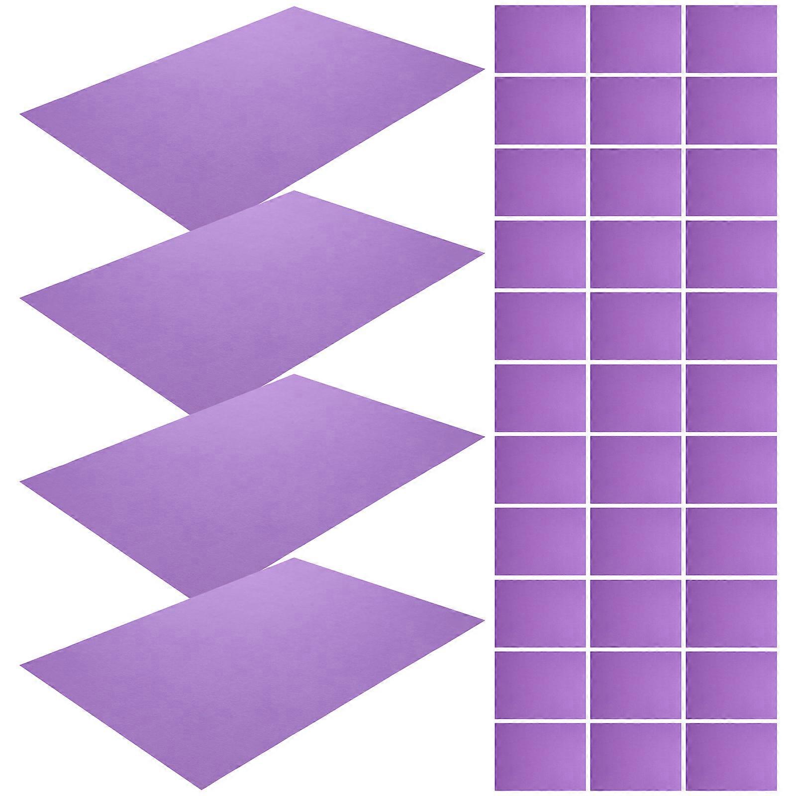 DIY Craft Colored Paper 50 Sheets For Handmade Projects Suitable For Friends And Children Purple Cuttable 50Sheets