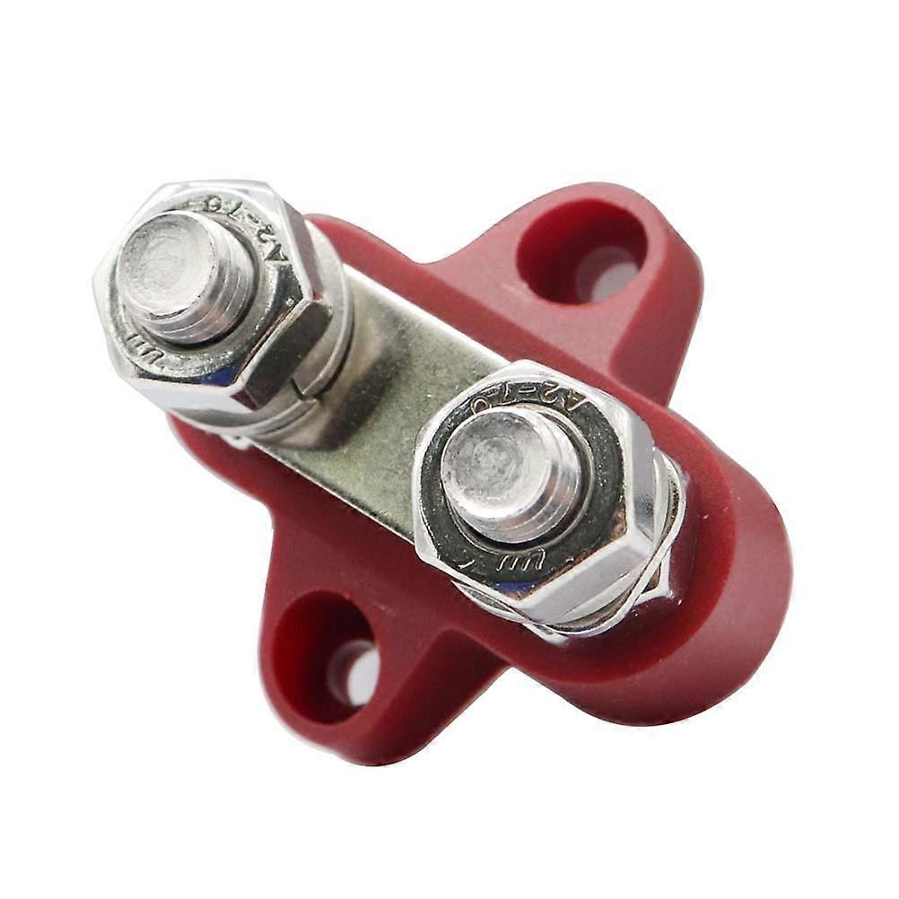 Dual Terminal Power Distribution Block For Marine Vehicle Installation Designed For Boats Cars Trucks RVs 1 Set