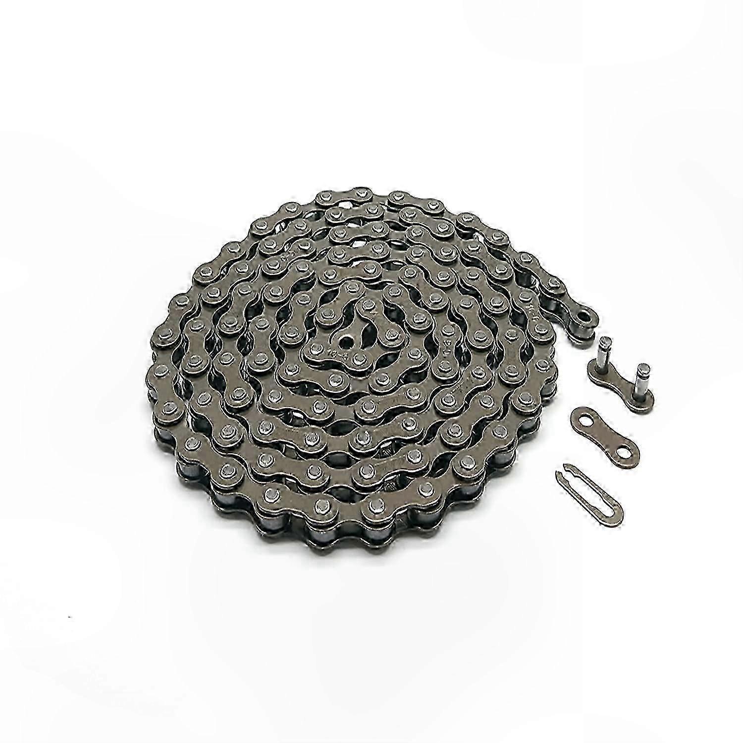 Bicycle Chain for Single Speed Bikes, 1/2 x 1/8 Inch, 116 Links, Durable and Reliable Performance