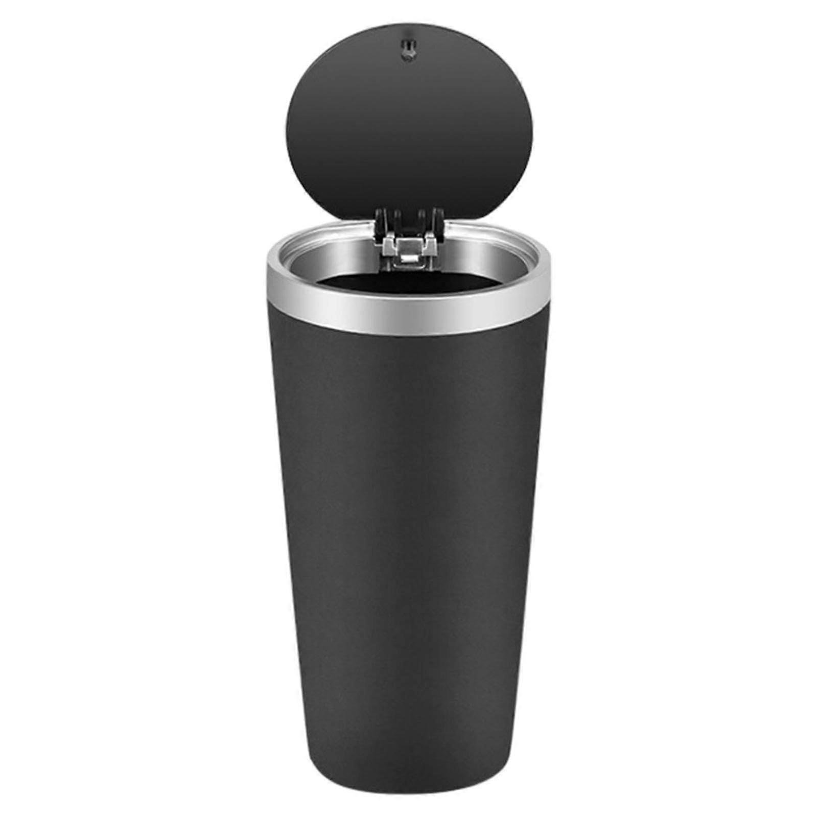 Car Trash Can 800ml Cup Holder Leak Proof ABS Odor Blocking for SUVs Sedans