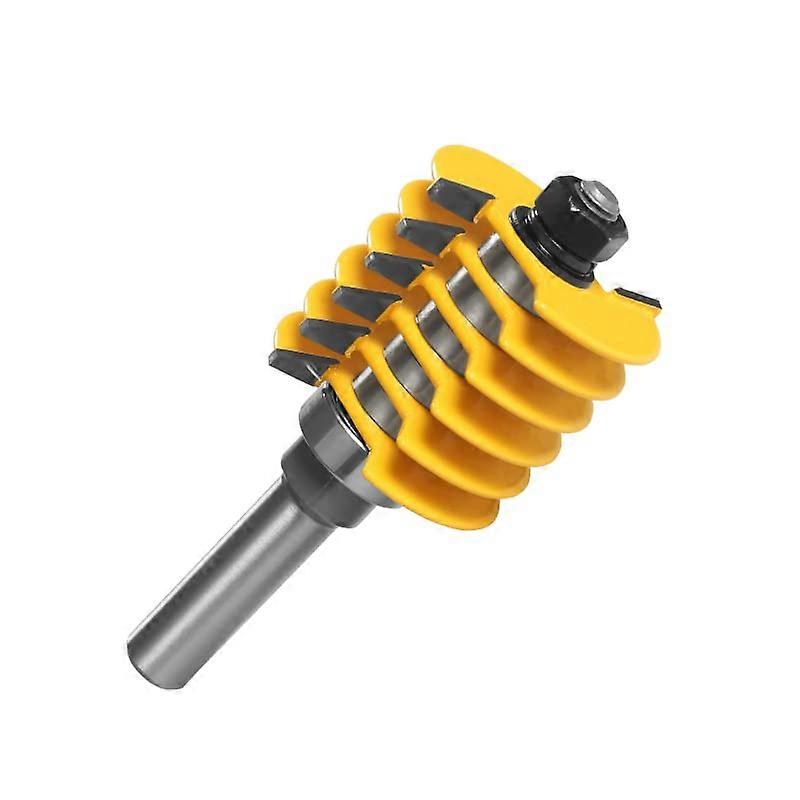 2 Teeth Adjustable Finger Joint Milling Cutter for Woodworking, 8 x 47.6 x 4 mm End Mill Wood Bit