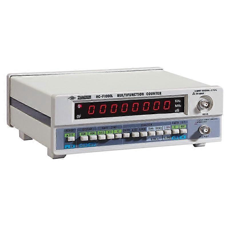 High Precision Digital Frequency Meter HC-F1000L, 1 Hz-1 GHz Range, 8-Digit Display, Industrial Power Meter