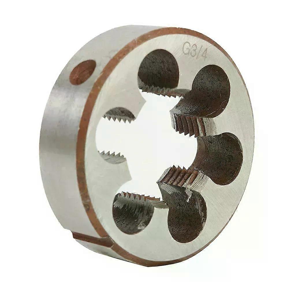 HSS Pipe Threads Round Dies Taps & Die 1/8 1/4 3/8 1/2 3/4 HSS High Speed Steel Pipe Thread Round Die Hand Tools Tap Die